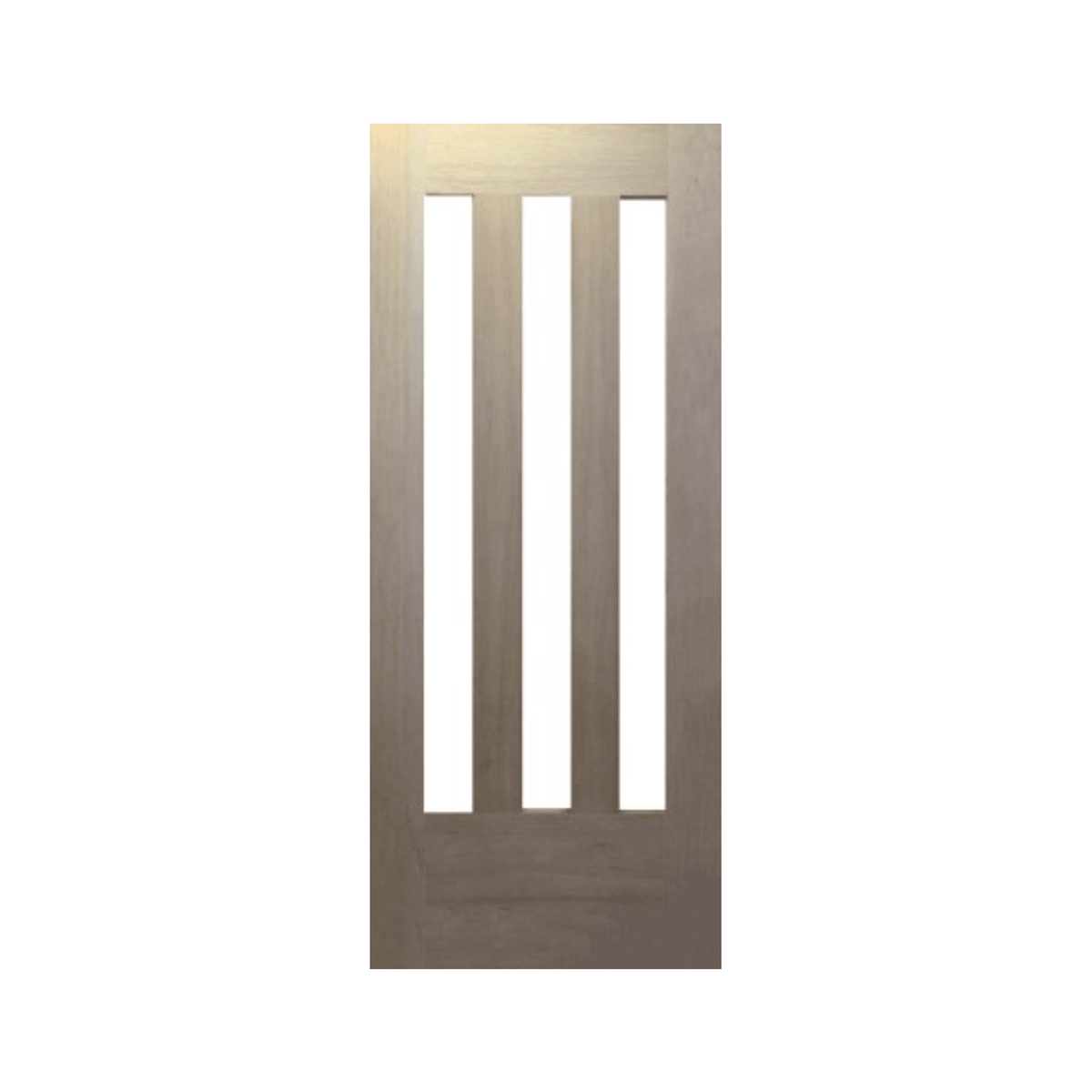 Bush Fire Range Vertical 3 Lite Timber Door – BF-3V 2040mm – Supplied & Installed