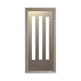 Bush Fire Range Vertical 3 Lite Timber Door – BF-3V 2040mm – Supplied & Installed