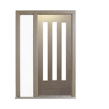 Bush Fire Range Vertical 3 Lite Timber Door – BF-3V 2040mm – Supplied & Installed