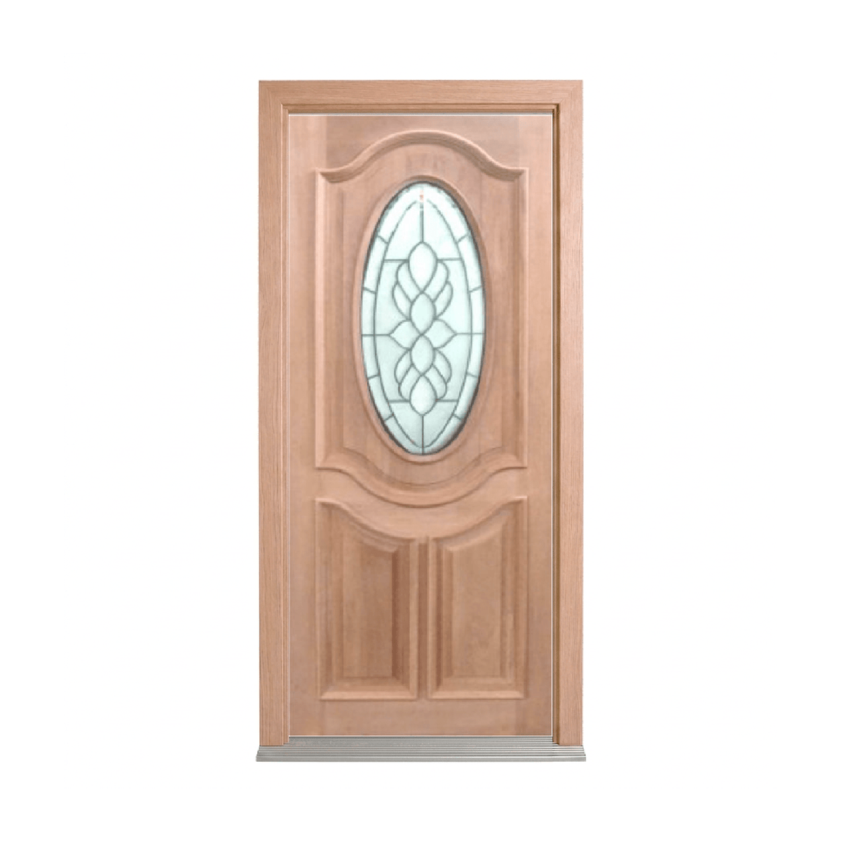 Classic Leadlight Door – GD-0V3P 2040mm – Supplied & Installed