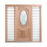Classic Leadlight Door – GD-0V3P 2040mm – Supplied & Installed