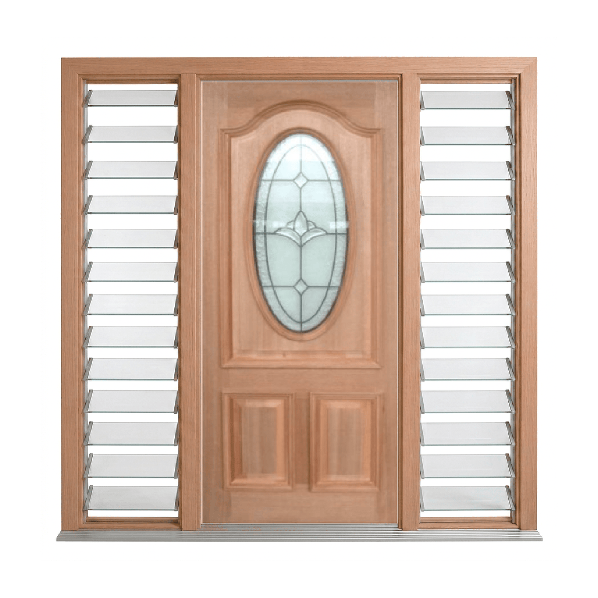 Classic Leadlight Door – GD-D3 2040mm – Pre-Hung