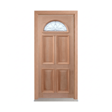 Classic Leadlight Fan Door – GD-FAN 2040mm – Pre-Hung