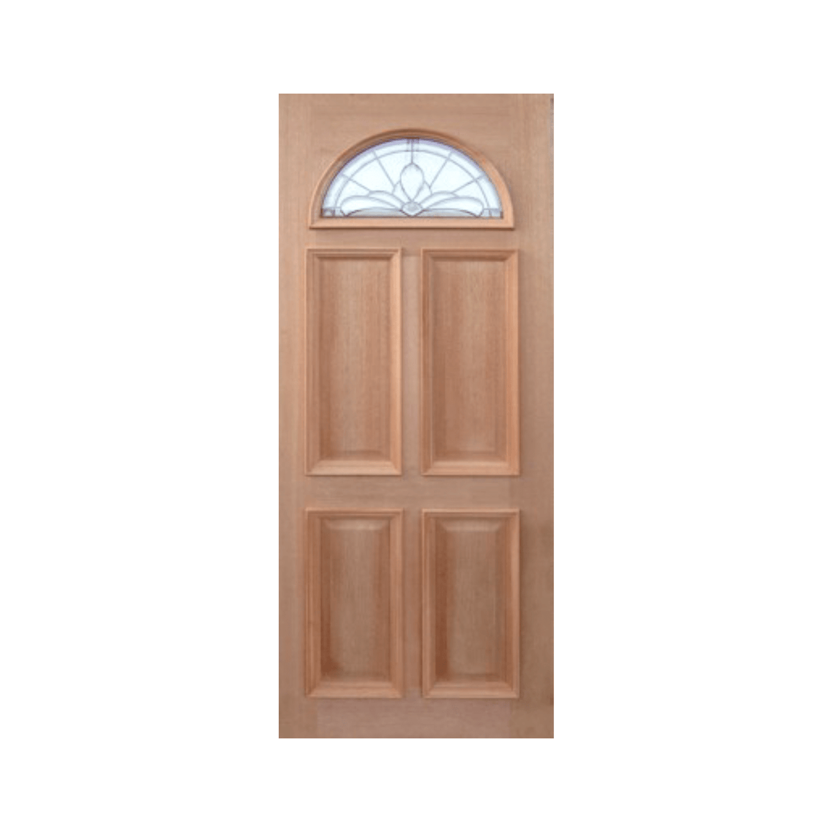 Classic Leadlight Fan Door – GD-FAN - Just Doors QLD