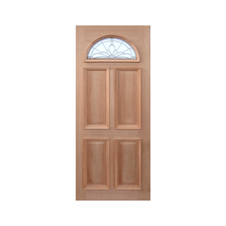 Classic Leadlight Fan Door – GD-FAN - Just Doors QLD