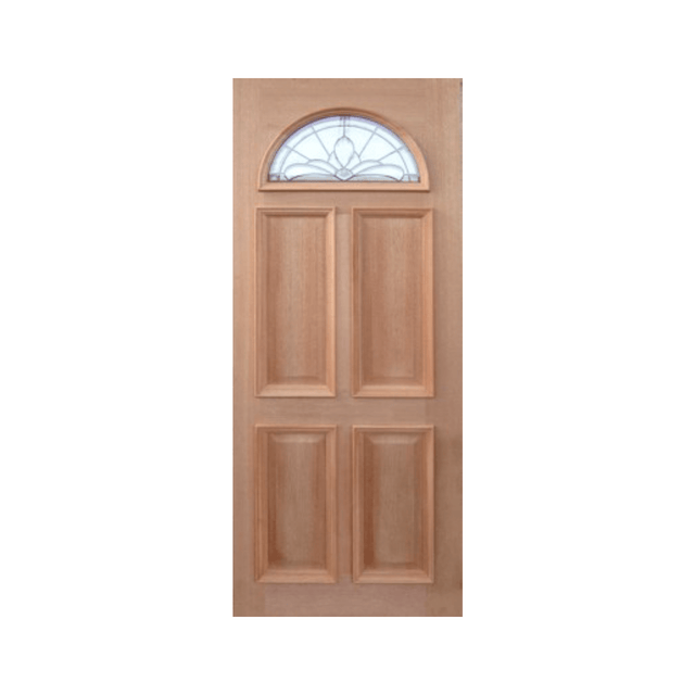 Classic Leadlight Fan Door – GD-FAN - Just Doors QLD