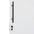 Colonel Mini Turn — Black Round Pull Handle with Lock Kit - Just Doors QLD