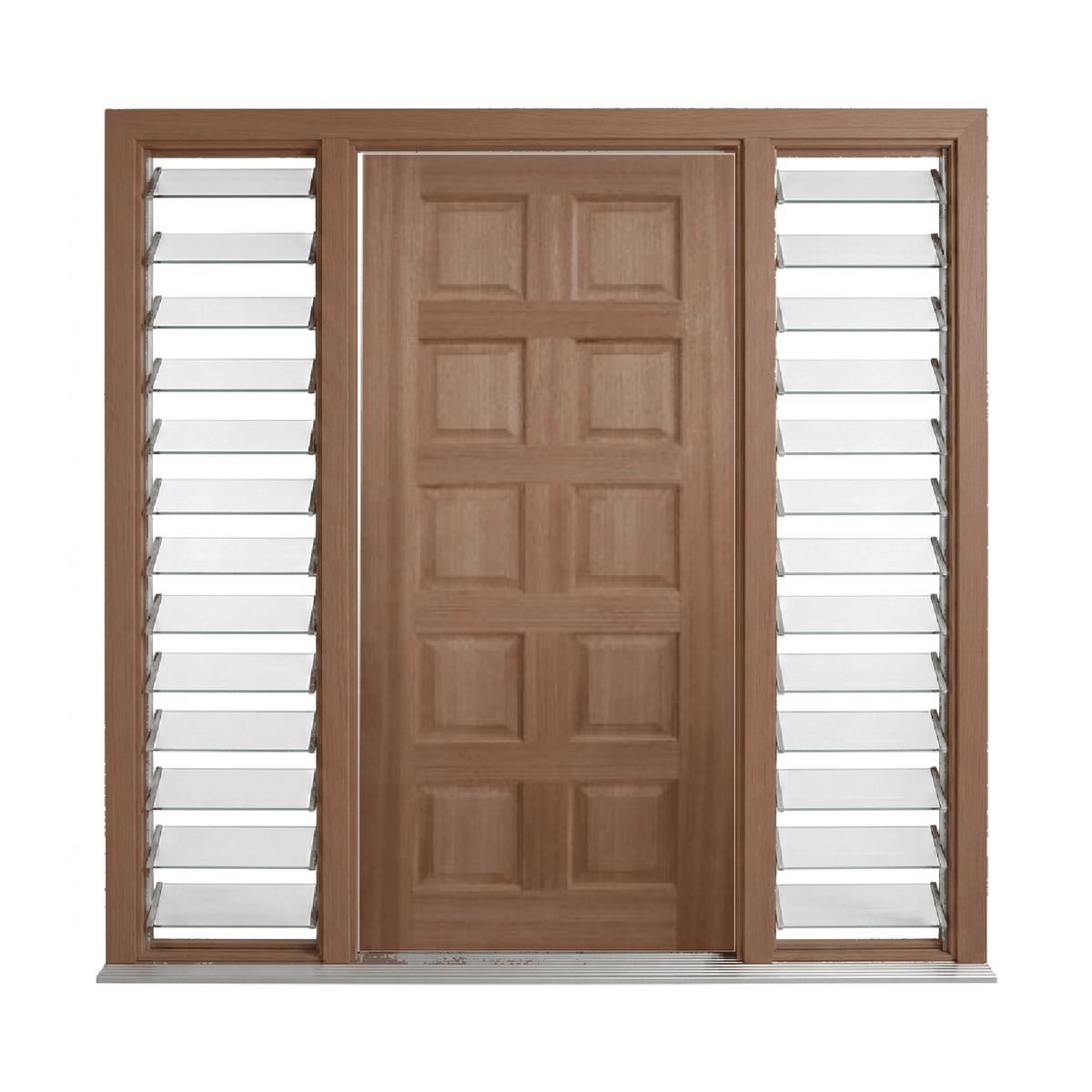 Colonial 10 Panel Timber Door – SP-10P 2040mm – Supplied & Installed