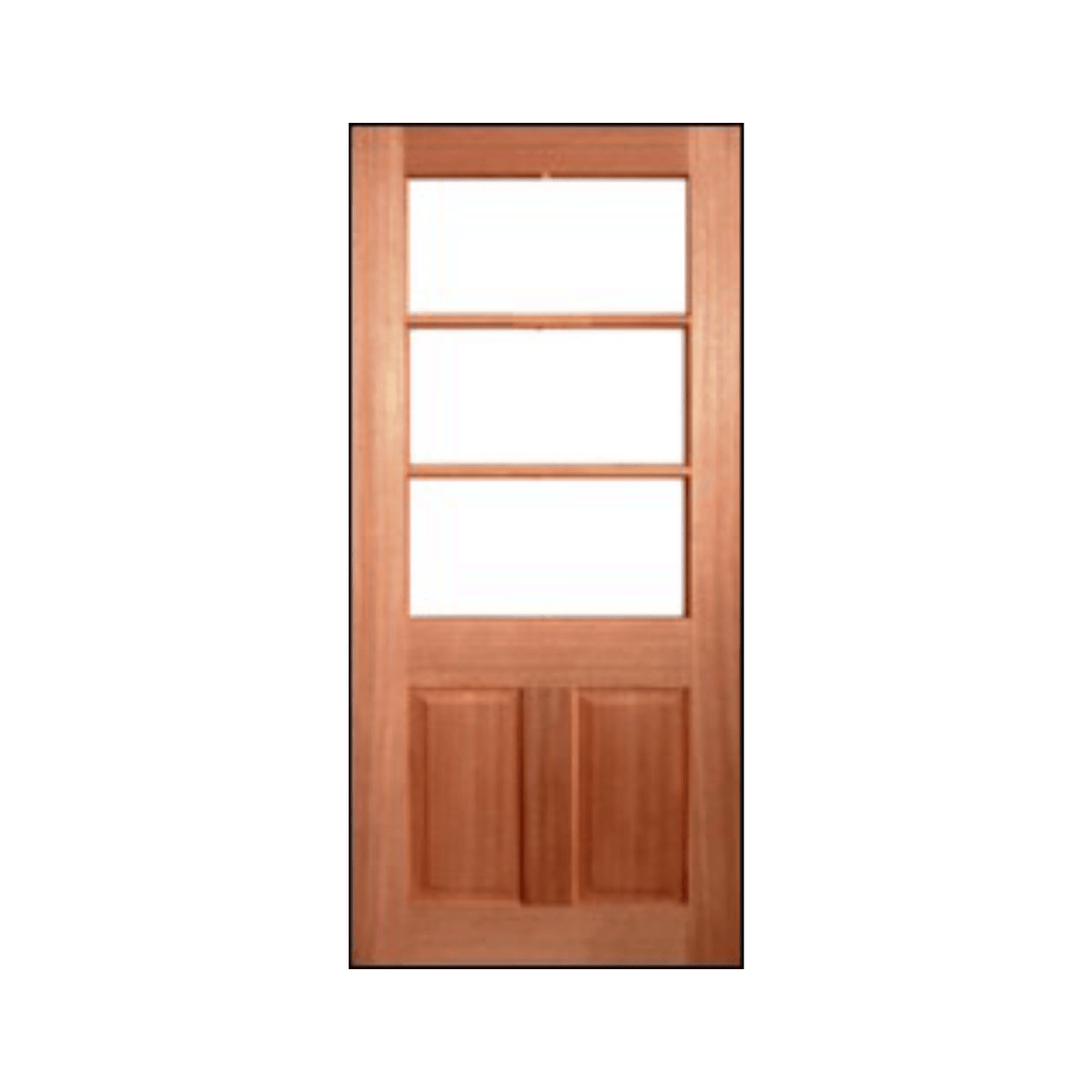 Colonial 3 Lite French Timber Door – GD-3L - Just Doors QLD