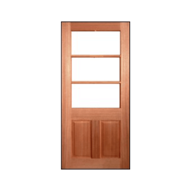 Colonial 3 Lite French Timber Door – GD-3L - Just Doors QLD