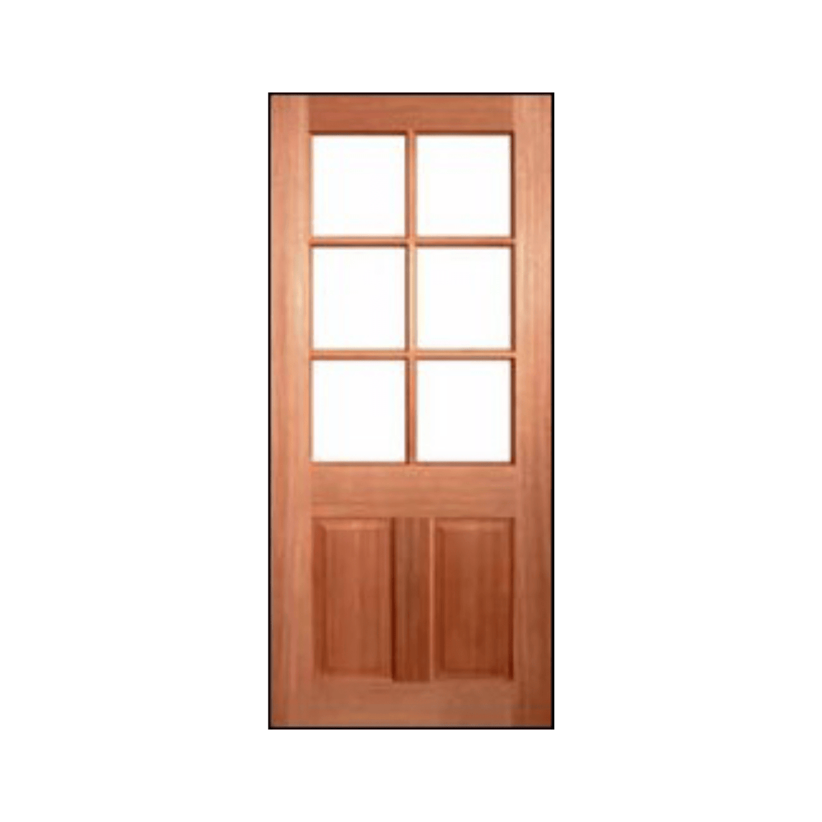 Colonial 6 Lite French Timber Door – GD-6L - Just Doors QLD