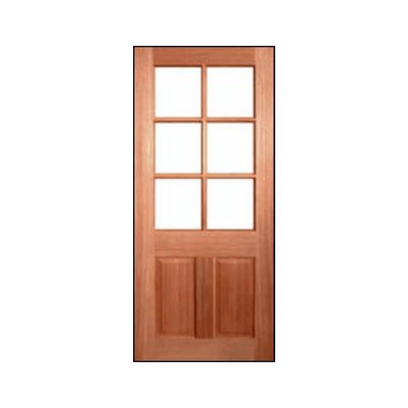 Colonial 6 Lite French Timber Door – GD-6L - Just Doors QLD