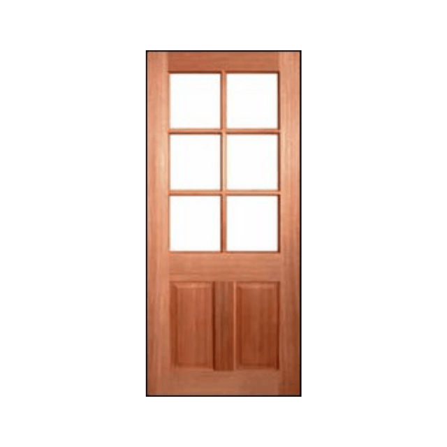 Colonial 6 Lite French Timber Door – GD-6L - Just Doors QLD