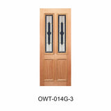 Colonial Decorative Glass Timber Door – DIA DB/CP 2040mm 40mm – Supplied & Installed