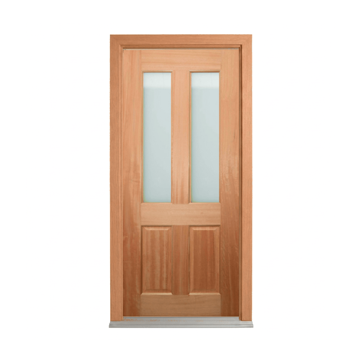 Colonial Decorative Glass Timber Door – DF/BK 2040mm 40mm – Supplied & Installed