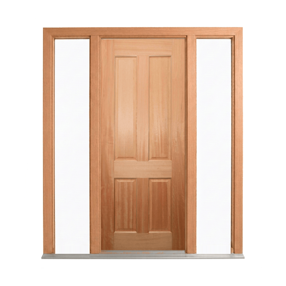 Colonial Four-Panel Timber Door 2040mm – Supplied & Installed