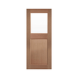 Colonial Half Glass Laundry Door – GD-LAU - Just Doors QLD
