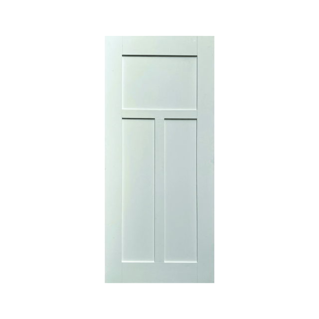 Colonial Three-Panel Shaker Timber Door – Supply Only - Just Doors QLD