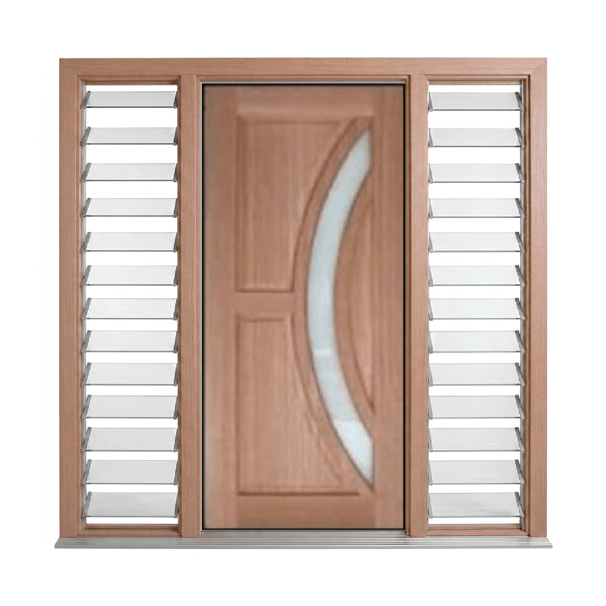 Contemporary Glass Door – GD-P01 2340mm – Supplied & Installed