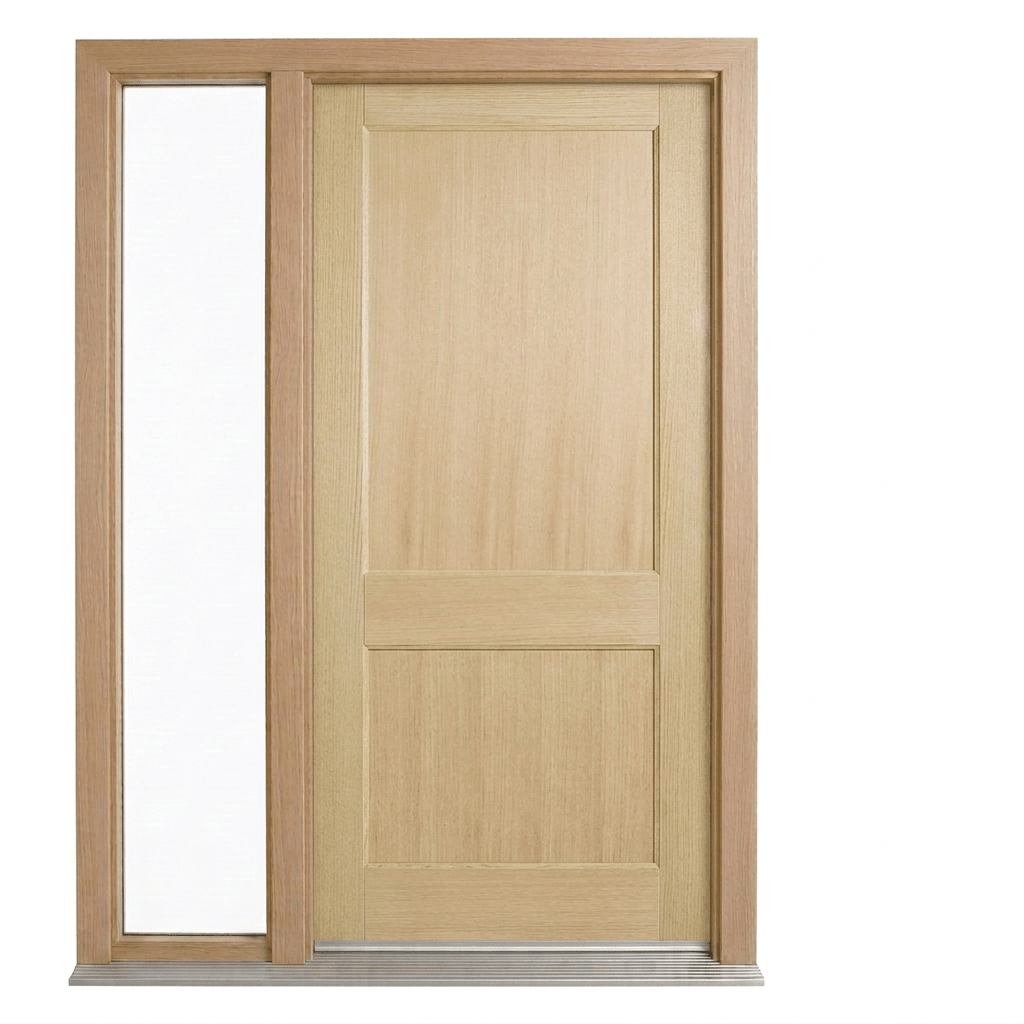 Corinthian Blonde Oak AWO 2 Door - Supplied & Installed - Just Doors QLD