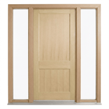Corinthian Blonde Oak AWO 2 Door - Supplied & Installed - Just Doors QLD