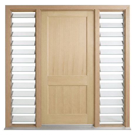 Corinthian Blonde Oak AWO 2 Door - Supplied & Installed - Just Doors QLD