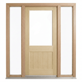Corinthian Blonde Oak AWO 2G Door - Supplied & Installed - Just Doors QLD