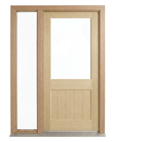Corinthian Blonde Oak AWO 2G Door - Supplied & Installed - Just Doors QLD