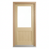 Corinthian Blonde Oak AWO 2G Door - Supplied & Installed - Just Doors QLD