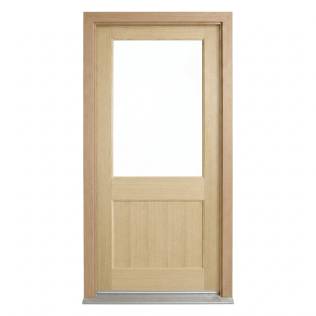 Corinthian Blonde Oak AWO 2G Door - Supplied & Installed - Just Doors QLD