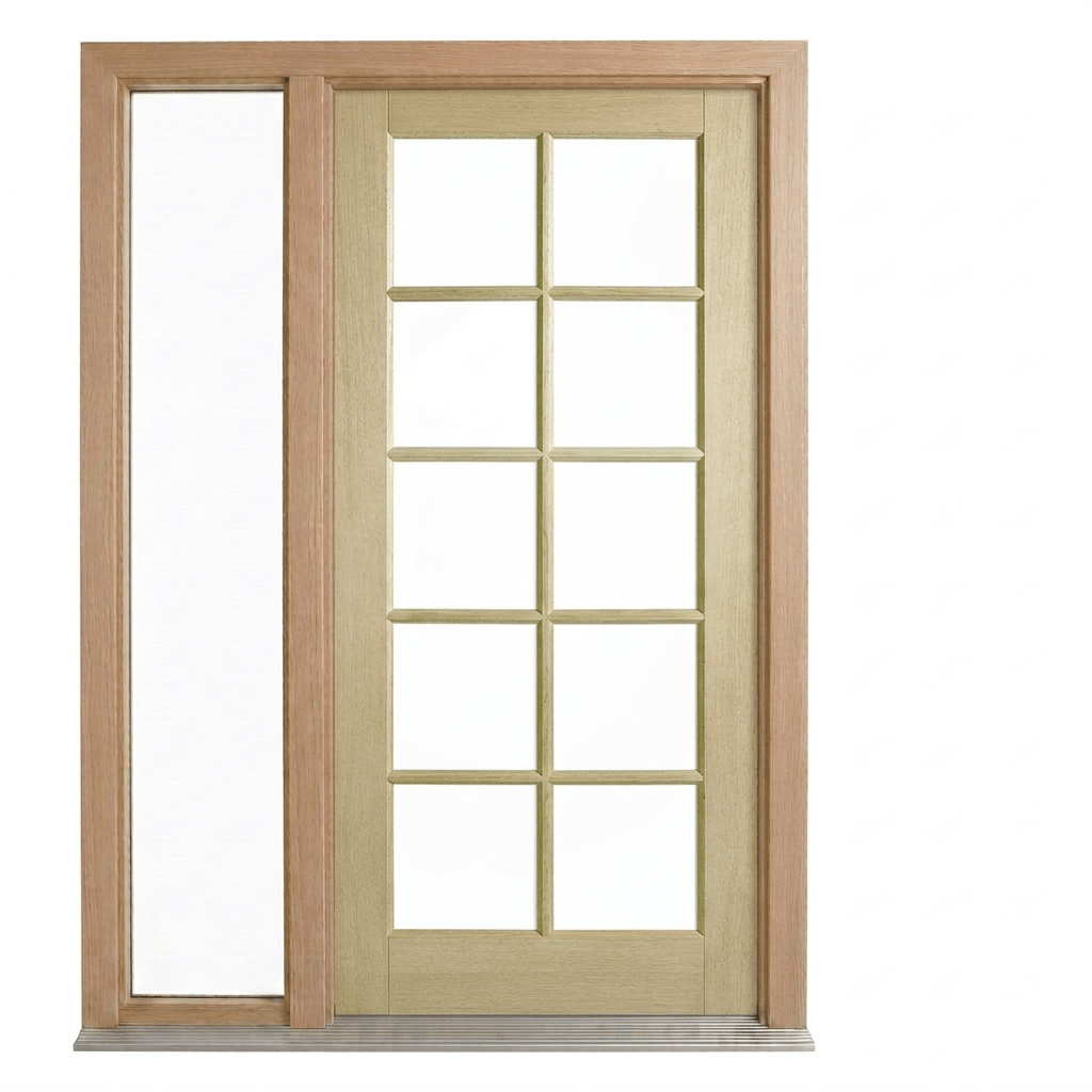 Corinthian Blonde Oak AWO 40 Door - Supplied & Installed - Just Doors QLD