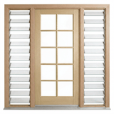 Corinthian Blonde Oak AWO 40 Door - Supplied & Installed - Just Doors QLD