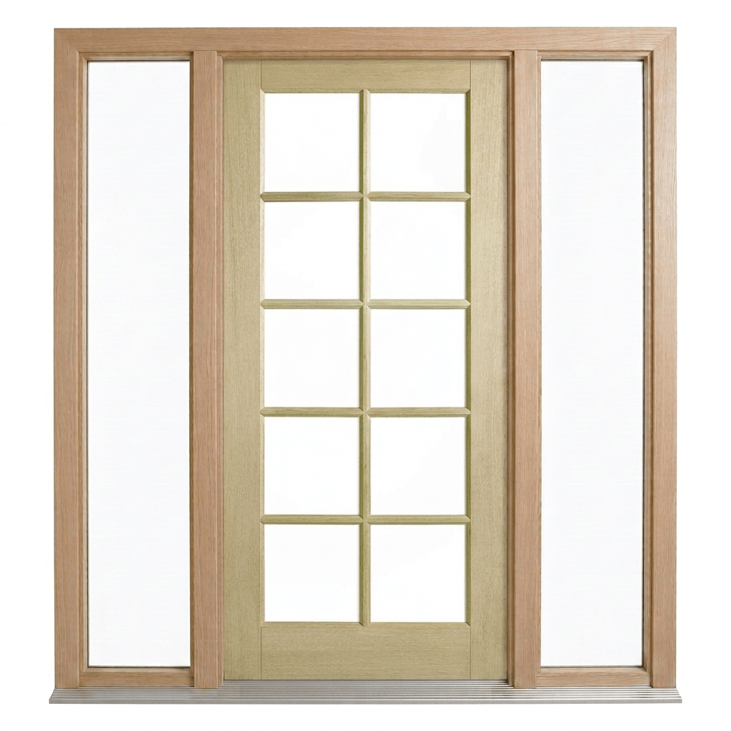Corinthian Blonde Oak AWO 40 Door - Supplied & Installed - Just Doors QLD