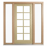 Corinthian Blonde Oak AWO 40 Door - Supplied & Installed - Just Doors QLD
