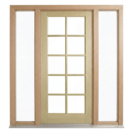 Corinthian Blonde Oak AWO 40 Door - Supplied & Installed - Just Doors QLD