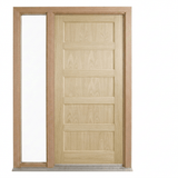 Corinthian Blonde Oak AWO 5 Door - Supplied & Installed - Just Doors QLD