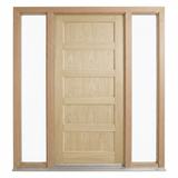Corinthian Blonde Oak AWO 5 Door - Supplied & Installed - Just Doors QLD