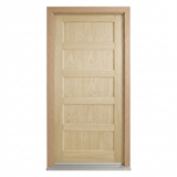Corinthian Blonde Oak AWO 5 Door - Supplied & Installed - Just Doors QLD