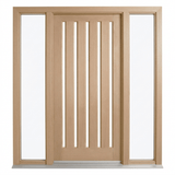 Corinthian Blonde Oak AWO 5VG Door & Frame Installation Packages – 2040mm and 2340mm - Just Doors QLD