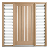 Corinthian Blonde Oak AWO 5VG Door & Frame Installation Packages – 2040mm and 2340mm - Just Doors QLD