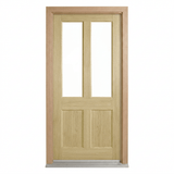 Corinthian Blonde Oak AWO 7G Door - Supplied & Installed - Just Doors QLD
