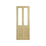 Corinthian Blonde Oak AWO 7G Traditional Glazed Timber Door - Just Doors QLD
