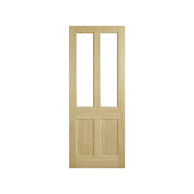 Corinthian Blonde Oak AWO 7G Traditional Glazed Timber Door - Just Doors QLD
