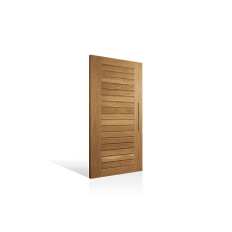 Corinthian Blonde Oak AWOWS 19H Timber Door - Just Doors QLD