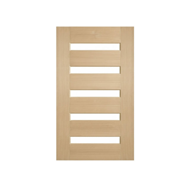 Corinthian Blonde Oak AWOWS 52G 1200 x 2040 x 40mm Large Door & Frame Package - Just Doors QLD