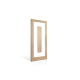 Corinthian Lumina White Oak ALUM 1 Entrance Door - Just Doors QLD