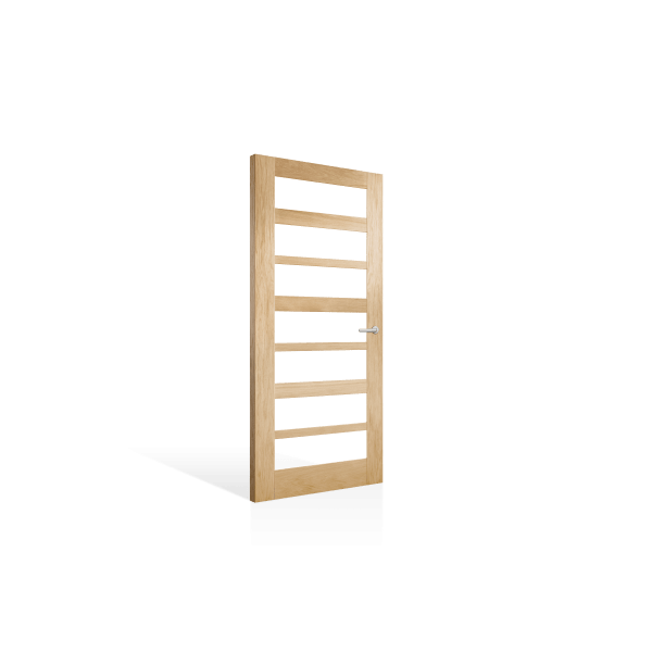 Corinthian Moda White Oak AMOD 11G Internal Door - Supplied & Installed - Just Doors QLD