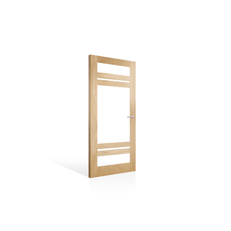 Corinthian Moda White Oak AMOD 12G Internal Door - Supplied & Installed - Just Doors QLD
