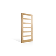 Corinthian Moda White Oak AMOD 14G Internal Door - Supplied & Installed - Just Doors QLD