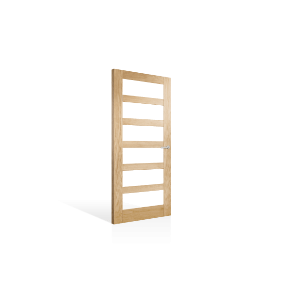 Corinthian Moda White Oak AMOD 14G Internal Door - Supplied & Installed - Just Doors QLD